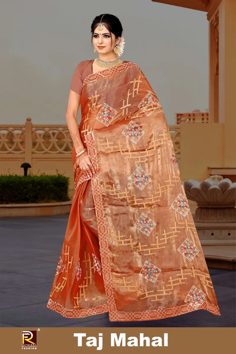 Taj Mahal By Ronisha Jimmy Choo Designer Saree Wholesale Shop In Surat
